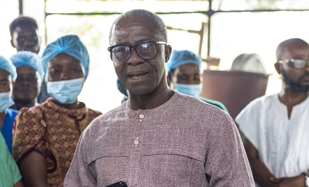 The headteacher of KNUST Senior High School, Mr. Anthony Antwi-Bosiako