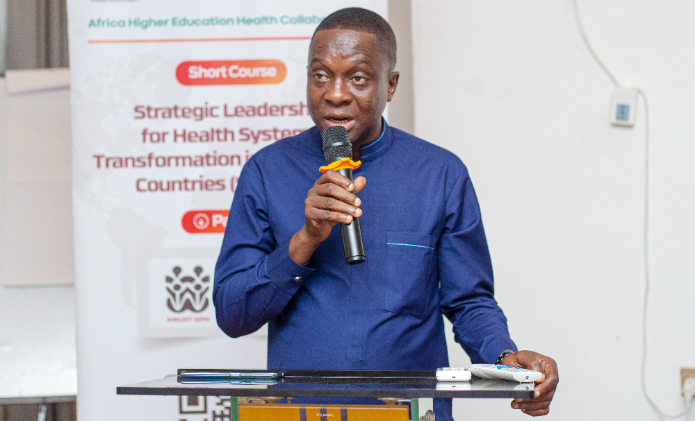 Dr. Kofi Akohene Mensah, lead of the Health Employment pillar