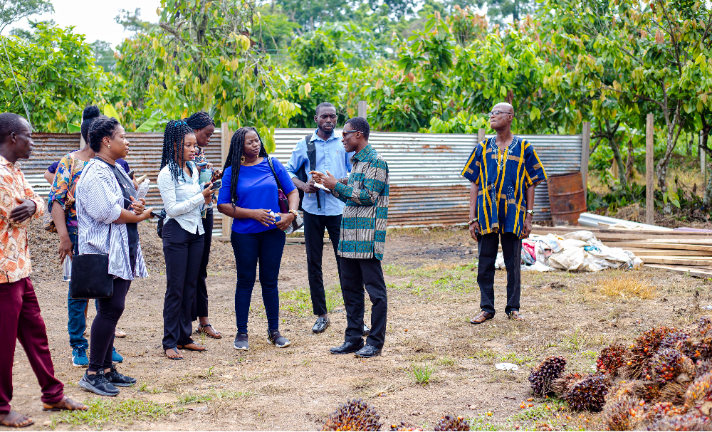 Pastor Maxwell Kusi, a local agribusiness operator with Pentrich Company Limited,