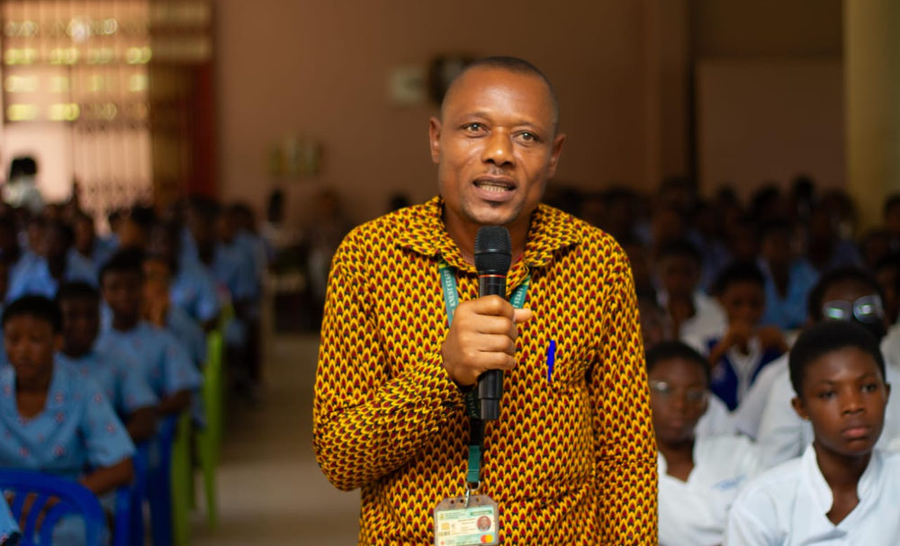Mr. Thomas Baakyiirsie, a Junior Assistant Registrar at the KNUST Admissions Office