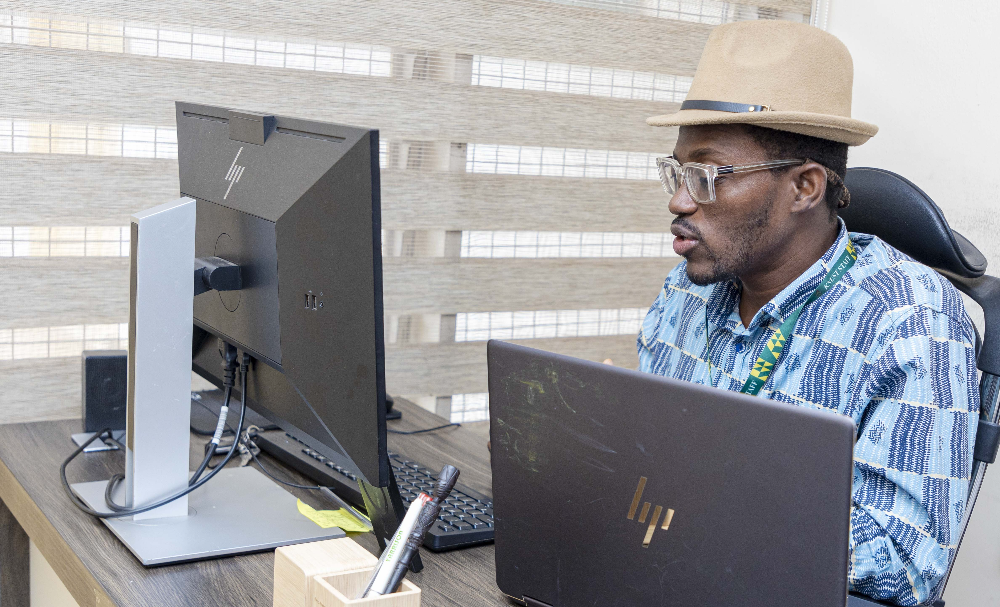 Emmanuel Kwasi Debrah, Assistant Registrar and Head of the Digital Communications Section.