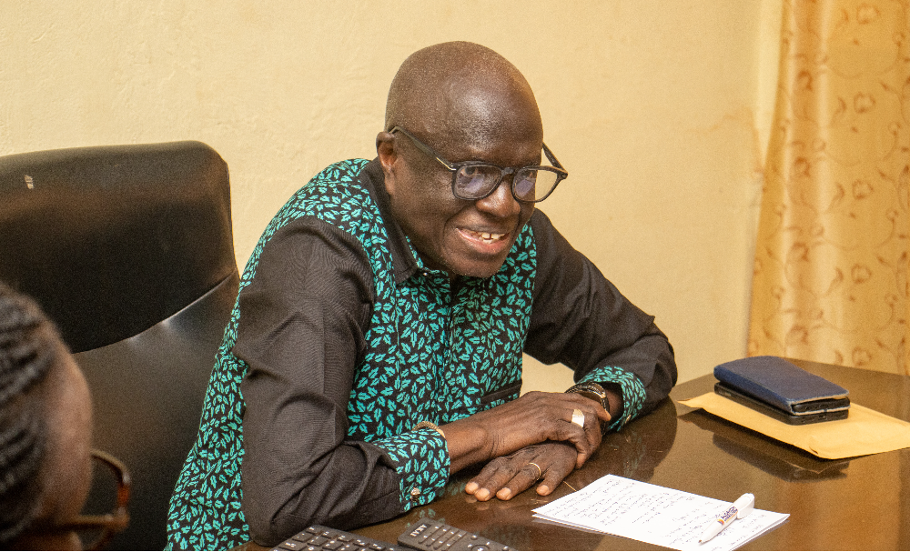 Mr. Mamadou Lamine Diedhiou, Dean of the Business School and Head of the Quality Assurance and Institutional Renewal Unit (QAIRU)