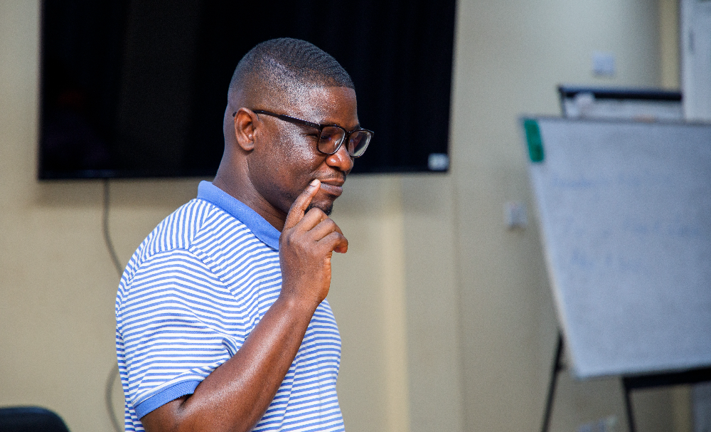 Dr. Godwin Armstrong Duku, a Research Fellow of the project,