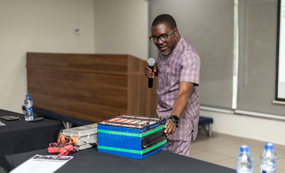 Mr. Odotei Kwao Odoi, a Certified Wiring Instructor at the Energy Commission