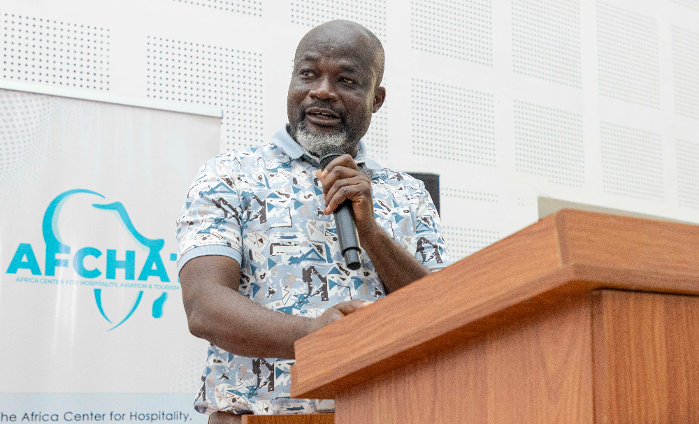 Chief Operating Officer of AFCHAT, Mr. Kwame Owusu-Ameyaw,