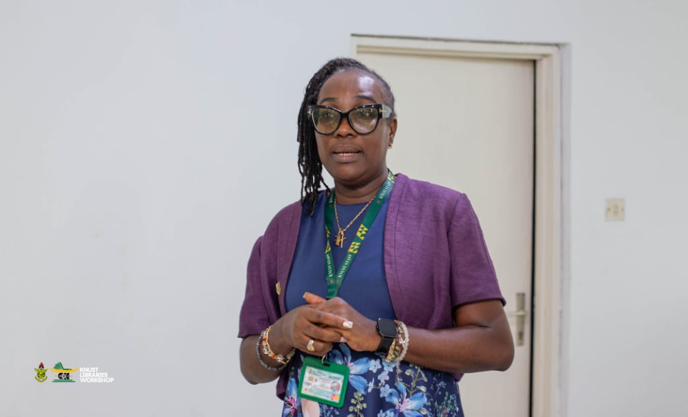 Library Registrar Ms. Felicia Amankwah.
