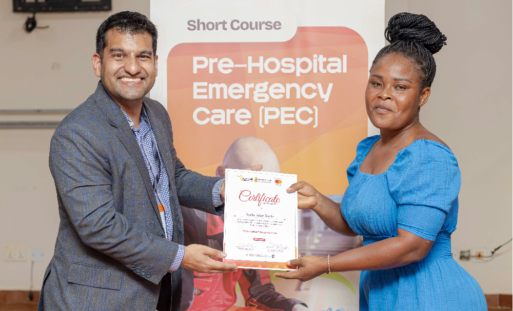 Ms. Nada Torto, a nurse at Shai-Osudoku District Hospital,