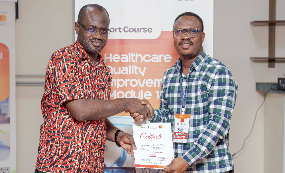 Mr. Hope Edem Kofi Kordorwu, a paediatric nurse specialist and Head of Nursing and Midwifery Services at Anloga Polyclinic