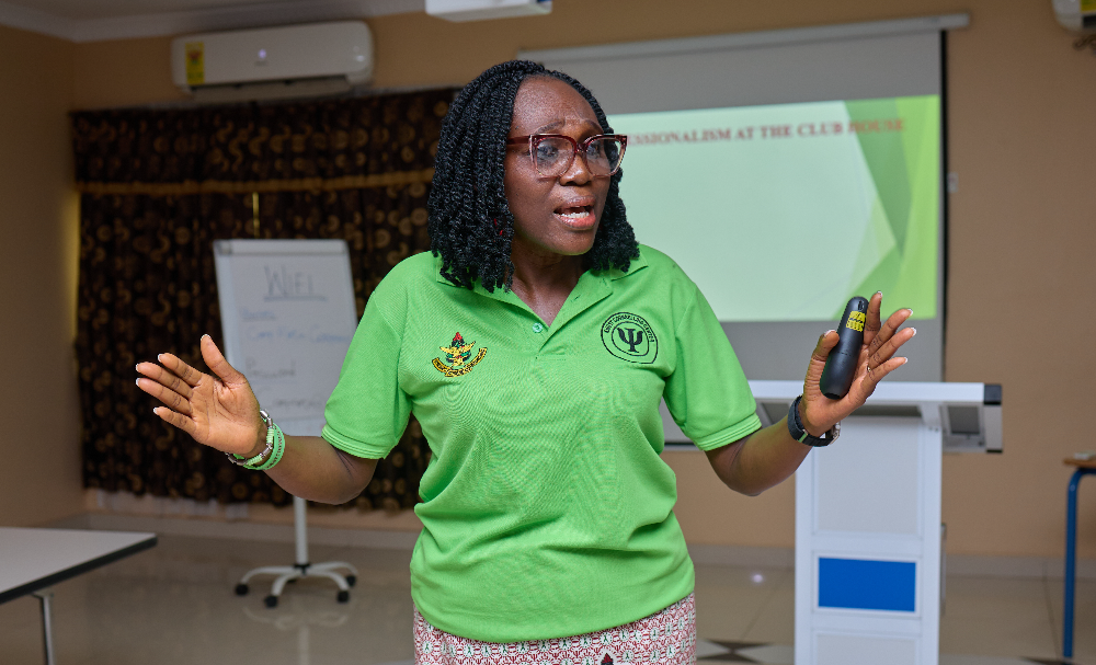Senior Counselling Psychologist at the KNUST Counselling Centre, Mrs. Bernice Serwaa Ofosuhene Peasah