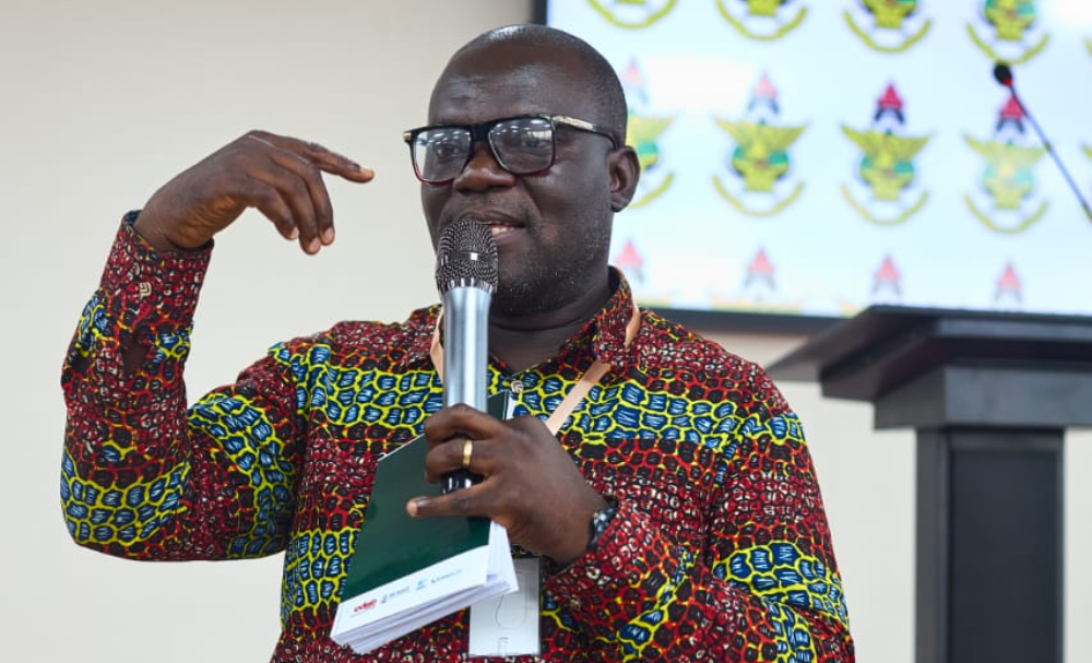 Head of the Department of Industrial Art, Prof. Samuel Nortey