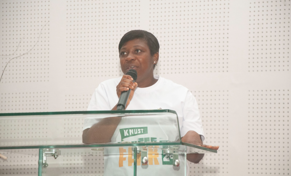 Director of the Career Services Centre, Mrs Selina Angmor Doe
