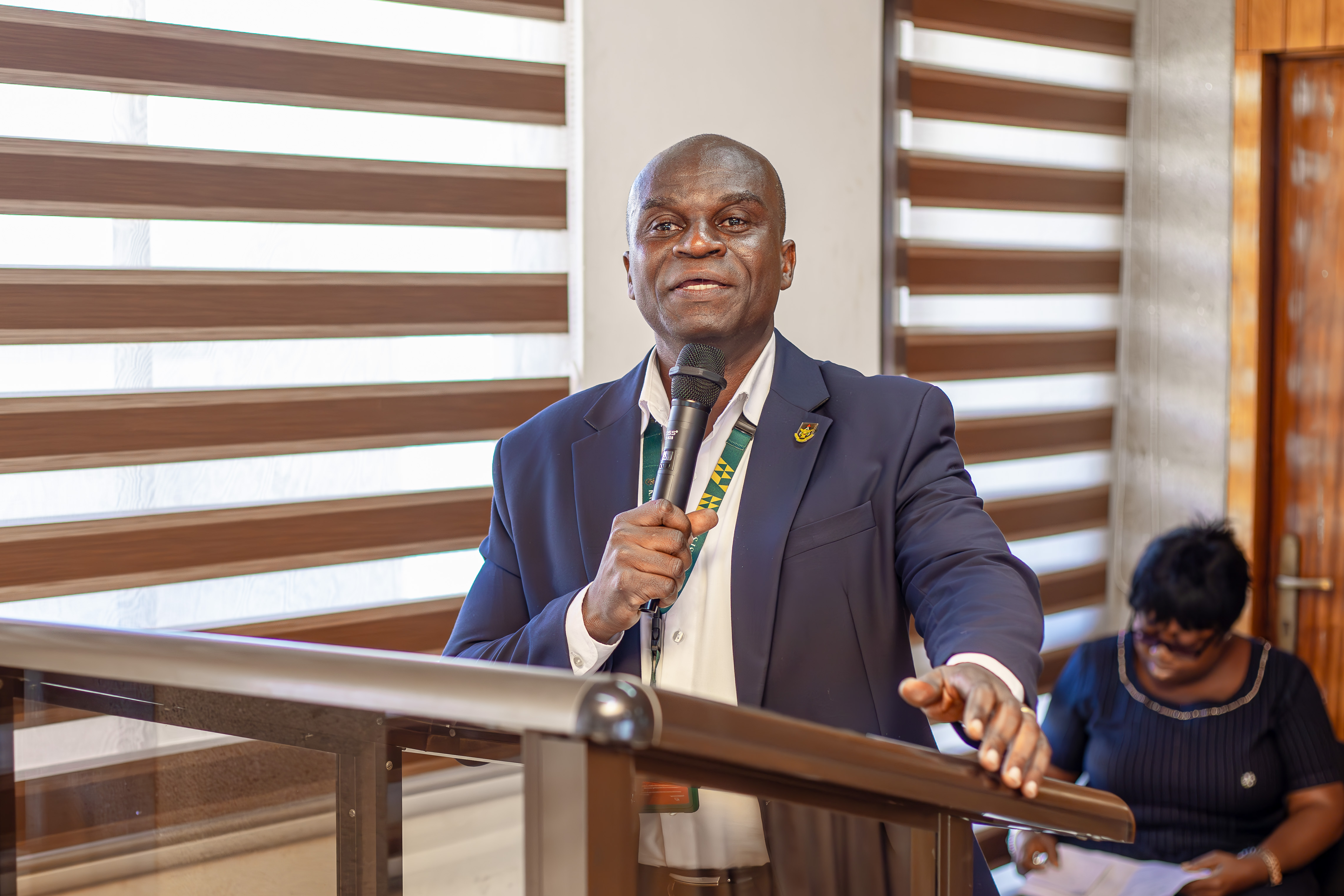 Head of Security Services, Lt. Col. Richard Cobba-Eshun (Rtd)