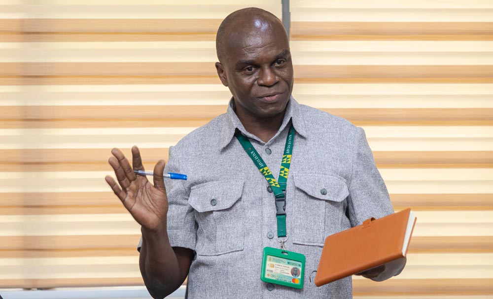 Head of KNUST Security Services, Lieutenant Colonel Richard Cobba-Eshun