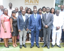 Management of Ghana Publishing Company Calls on Vice-Chancellor