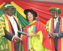 KNUST Honours CEO of MasterCard Foundation