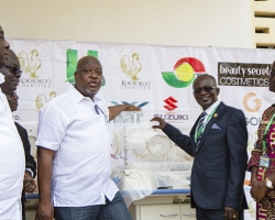 Korokoo Charities donates Two Incubators to KNUST