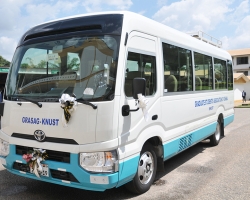 GRASAG KNUST Unveils New Toyota Coaster Bus