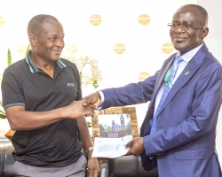 Larry Addo Donates KNUST Foundation