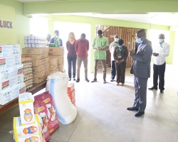 Donation of Food Items to ISA