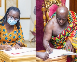 KNUST Signs MoU with Akyem Abuakwa Traditional Council