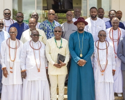 Olu of Warri Kingdom Visits KNUST