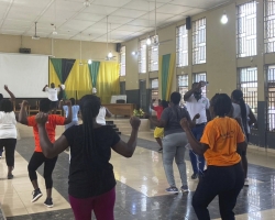 Health Screening and Aerobics Session for Staff of KNUST Basic School