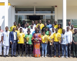 KNUST Sports Team Presents Trophies