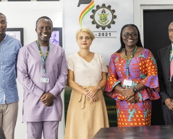 HE (Mrs.) Simone Giger Visits KNUST