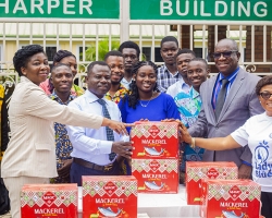 CEO of Ultimate Fashion Donates to KNUST Food Bank