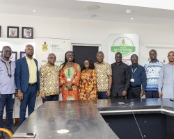 GCB Bank Executives Visit Vice-Chancellor